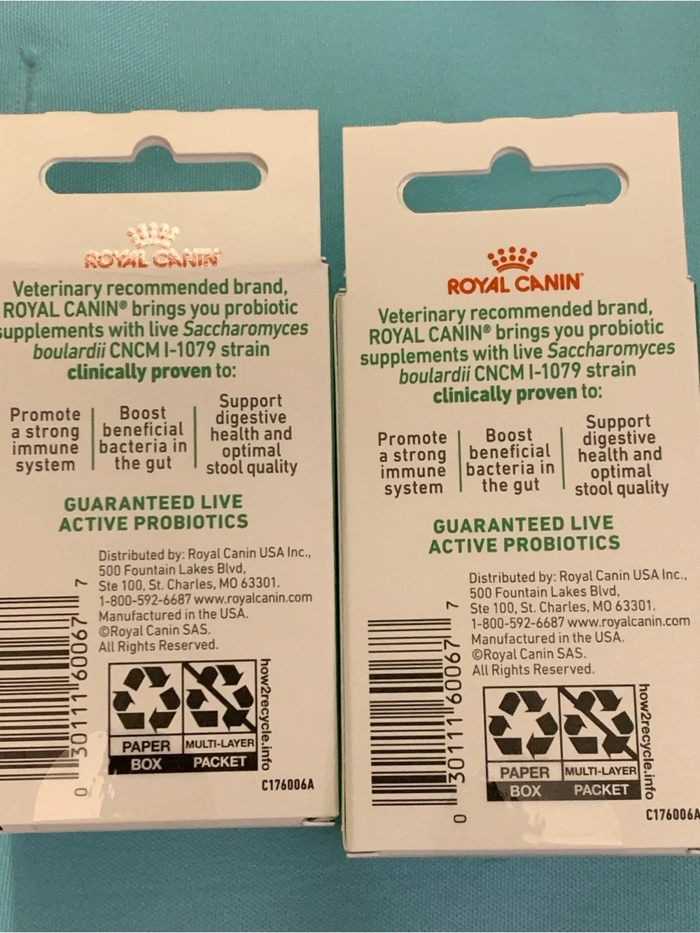 Royal Canin Probiotics for Dogs x2 (7 packets in each)